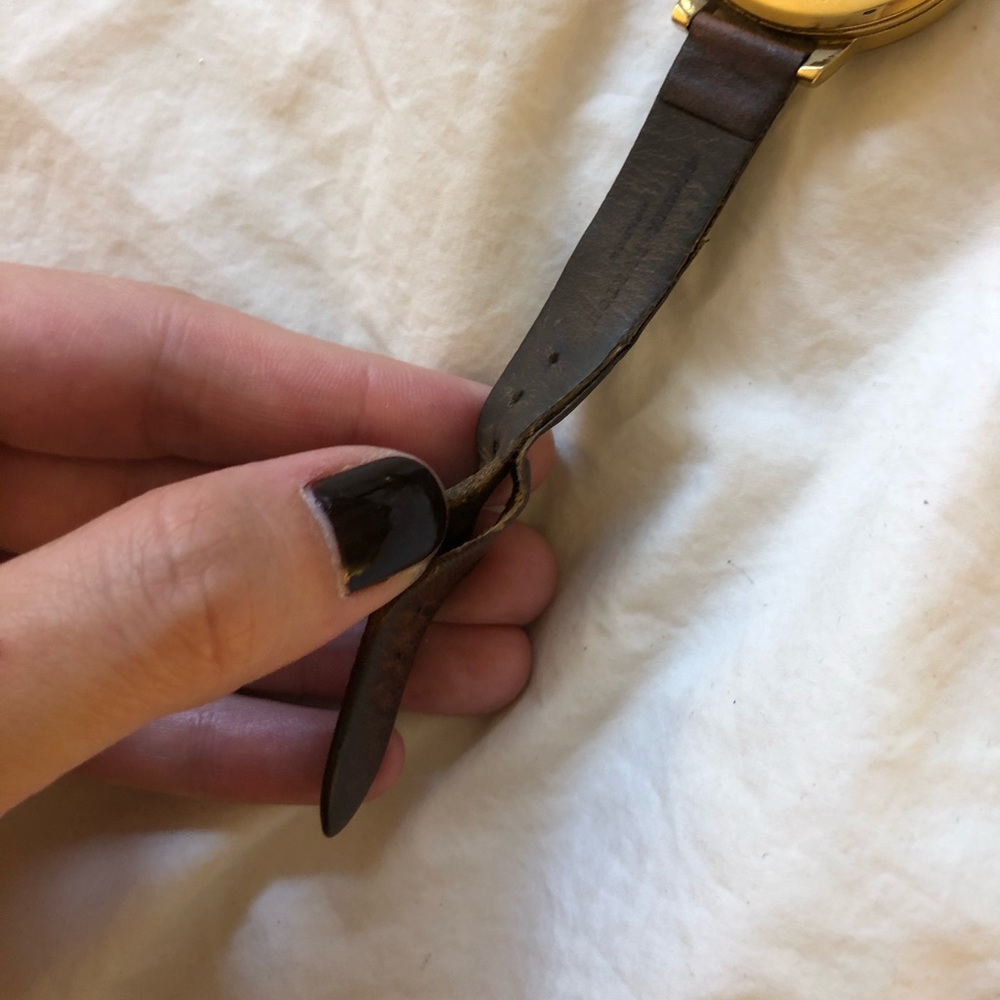 Olivia Burton Brown Leather Watch - Picture 5 of 8